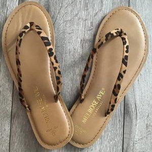 🐆 Melrose L.A. Thong Sandals NEW Vegan flip flops